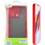 Lime ���� Xiaomi Redmi 12C 6.71'' Hardshell Fusion Full Camera Protection Red With Black KEYS