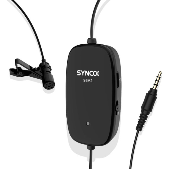 SYNCO ��������� Lav-S6M2, clip-on, omnidirectional, 3.5mm, 400mAh, ����� - (SY-S6M2)