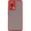 Lime ���� Xiaomi 13 Lite 5G 6.55'' Hardshell Fusion Full Camera Protection Red With Black KEYS