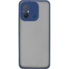 Lime ���� Xiaomi Redmi 12C 6.71'' Hardshell Fusion Full Camera Protection Blue With Yellow KEYS