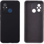 Idol 1991 ���� Xiaomi Redmi 12C 6.71'' Velvet Elite Tpu 4 Side Full Camera Protection BLACK - (5205308332579)