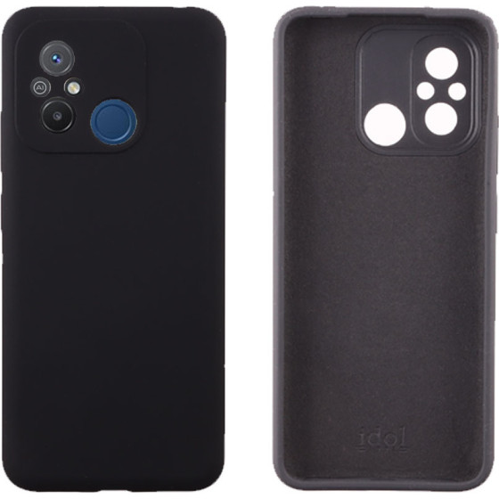 Idol 1991 ���� Xiaomi Redmi 12C 6.71'' Velvet Elite Tpu 4 Side Full Camera Protection BLACK - (5205308332579)