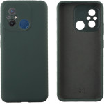 Idol 1991 ���� Xiaomi Redmi 12C 6.71'' Velvet Elite Tpu 4 Side Full Camera Protection Dark GREEN - (5205308332593)