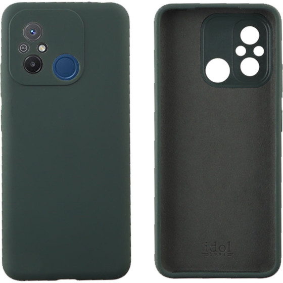 Idol 1991 ���� Xiaomi Redmi 12C 6.71'' Velvet Elite Tpu 4 Side Full Camera Protection Dark GREEN - (5205308332593)