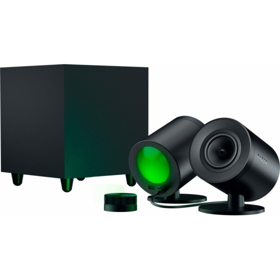 Razer Nommo V2 Pro - Gaming 2.1 Speakers Rgb - Subwoofer - Wireless Controls - USB/Bluetooth 5.3 - (RZ05-04740100-R3G1)