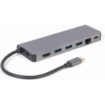Cablexpert Usb TYPE-C 5IN1 Multiport Adapter (HUB+HDMI+PD-Card READER+LAN) - (A-CM-COMBO5-05)