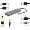 Cablexpert Usb TYPE-C 5IN1 Multiport Adapter (HUB+HDMI+PD-Card READER+LAN) - (A-CM-COMBO5-05)