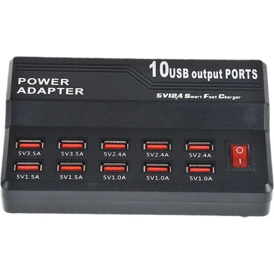 Evivak ������������� 10 ������ Usb �� �������� ON/Off - (800090)