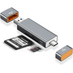 CRYSTAL LOGIC ����������� USB C and USB A Card Reader - (G-32)