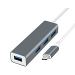 CRYSTAL LOGIC ����������� USB HUB (USB type C to 4 USB3.0) - (G-34U)