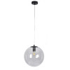 Homelighting SE 3000-1 BLACK GLOBE CLEAR E3 - (77-4479)