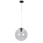 Homelighting SE 3000-1 BLACK GLOBE CLEAR E3 - (77-4479)