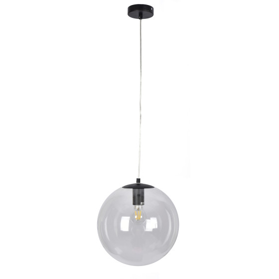 Homelighting SE 3000-1 BLACK GLOBE CLEAR E3 - (77-4479)