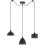 Homelighting SE21-BL-B10-BL3-MS123 ADEPT FLEX Black Metal Shade Pendant+ - (77-8959)