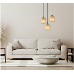 Homelighting SE21-BR-10-3BL-SH3 MAGNUM BRONZE Brown Shade Pendant+ - (77-8743)
