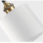 Homelighting SE21-BR-10-5BL-SH1 MAGNUM BRONZE White Shade Pendant+ - (77-8730)