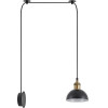 Homelighting SE21-BR-10-BL1W-MS3 MAGNUM BRONZE Black Metal Shade Wall Lamp+ - (77-8898)