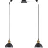 Homelighting SE21-BR-10-BL2-MS3 MAGNUM BRONZE Black Metal Shade Pendant+ - (77-8777)