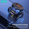 Usams ��������� ����������� US-CC164, Usb & USB-C, 30W, ������ - (CC164CC01)
