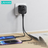 Usams ���������/���������� ������ US-CC173 2x USB, universal, 12W, ����� - (CC173TC01)