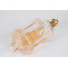GloboStar ����� Led Long Filament E27 FT95 Lantern ������� 8W 650lm 360� Ac 220-240V IP20 �9.5 x �21.5cm Ultra ����� ����� 2200K �� ���� ����� - Dimmable - 3 Years Warranty - (99026)