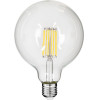 GloboStar ����� Led Long Filament E27 G125 ������� 12W 1320lm 360� Ac 220-240V IP20 �12.5 x �18cm ������ ����� 4000K �� ������� ����� - Dimmable - 3 Years Warranty - (99055)