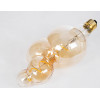 GloboStar ����� Led Soft S Spiral Filament E27 BB100 Bubbles ������� 6W 420lm 360� Ac 220-240V IP20 �10 x �24cm Ultra ����� ����� 2200K �� ���� ����� - Dimmable - 3 Years Warranty - (99021)