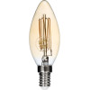 GloboStar ����� Led Ultra Thin Soft S Spiral Filament E14 C35 ������ 2W 140lm 360� Ac 220-240V IP20 �3.5 x �10.5cm Ultra ����� ����� 2200K �� ���� ����� - Dimmable - 3 Years Warranty - (99058)