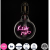 GloboStar ����� Led Ultra Thin Soft S Spiral Letter Filament E27 G125 Kiss Me ������� 4W 340lm 360� Ac 220-240V IP20 �12.5 x �18cm ��� �� ������� ����� - Dimmable - 3 Years Warranty - (99256)