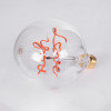 GloboStar ����� Led Ultra Thin Soft S Spiral Letter Filament E27 G125 Love You ������� 4W 340lm 360� Ac 220-240V IP20 �12.5 x �18cm ������� �� ������� ����� - Dimmable - 3 Years Warranty - (99260)