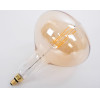 GloboStar ����� Led Zig Long Filament E27 R280 Butternut ������� 6W 420lm 360� Ac 220-240V IP20 �28 x �41cm Ultra ����� ����� 2200K �� ���� ����� - Dimmable - 3 Years Warranty - (99027)