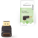 Nedis CVGB34901BK Hdmi Adapter Hdmi Connector - Hdmi Female Angled 90� BLACK