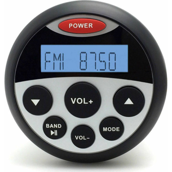 Hasda MP3 Player 89mm - 12V - 4X25W �� ��������� / Usb / Bluetooth (���������/���������/�����) - (H-804)