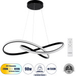 GloboStar Dexter �������� ��������� ������ Design Led Cct 90W 10080lm 300� Ac 220-240V - �������� �������� ���� ���������������� All In One ����� 6000k+������ 4500k+����� 2700k Dimmable �73cm - ����� - 3 Years Warranty - (60913)