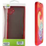 Lime ���� Samsung A04e A042 6.5'' Hardshell Fusion Full Camera Protection Red With Black KEYS