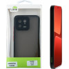 Lime ���� Xiaomi 13 5G 6.36'' Hardshell Fusion Full Camera Protection Black With Red KEYS