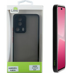 Lime ���� Xiaomi 13 Lite 5G 6.55'' Hardshell Fusion Full Camera Protection Black With Red KEYS
