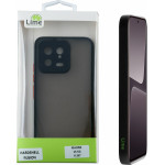 Lime ���� Xiaomi 13 Pro 5G 6.73'' Hardshell Fusion Full Camera Protection Black With Red KEYS