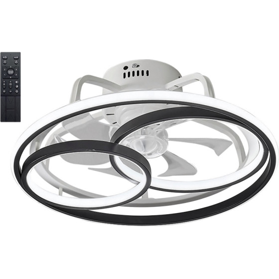 Powertech ����������� ������ �� Led ���, 50W, �50x21cm, ������ - (HLL-0108)