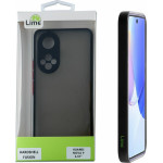 Lime ���� Huawei Nova 9 6.57'' Hardshell Fusion Full Camera Protection Black With Red KEYS