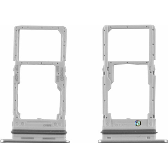 Samsung A34 5G A346 Dual Sim Card + Memory Holder Silver Original Service Pack - (GH98-48063B)