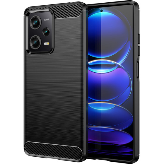 Powertech ���� Carbon ��� Xiaomi Note 12 Pro/Poco X5 Pro, ����� - (MOB-1847)