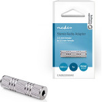 Nedis CAGB22950ME Stereo Audio Adapter 3.5 Mm Female - 3.5 Mm Female Metal