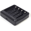 Energenie Usb Battery Charger For AA/Aaa Batteries Black - (BC-USB-03)