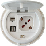 Techly IUPS-PCP-81U2URj - Desktop ����� �� 2xUsb ��� RJ45 �� ������