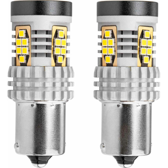 AMiO �������� ���������� Led ����� CAN-Bus P21W BA15S 12/24V 24xSmd 3020 �mio - 2 TEM. - (02797)