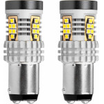 AMiO �������� �������� Led ����� CAN-Bus P21/5w BAY15D 12/24V 24xSmd 3020 �mio - 2 TEM. - (02798)
