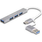 DeLock Usb Hub 4x Usb �����, Usb & USB-C �������, ���� - (64214)
