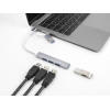 DeLock Usb Hub 4x Usb �����, Usb & USB-C �������, ���� - (64214)