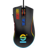 Sparco Gaming ������� Line ��������� Usb 7200 Dpi Rgb ����� - (SPMOUSEPRO)